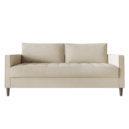 CraftPorch Contemporary Minimalist Linen Upholstered Sofa