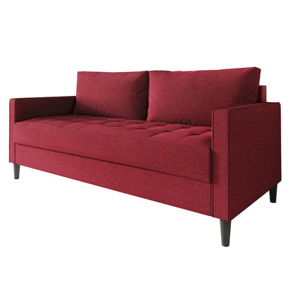 CraftPorch Contemporary Minimalist Linen Upholstered Sofa