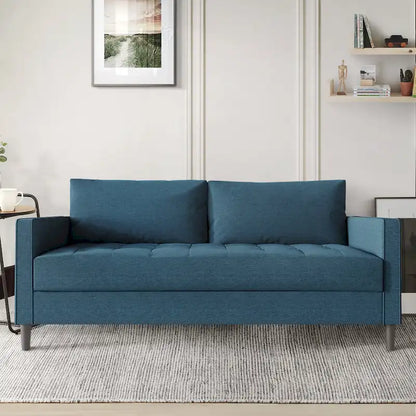 CraftPorch Contemporary Minimalist Linen Upholstered Sofa