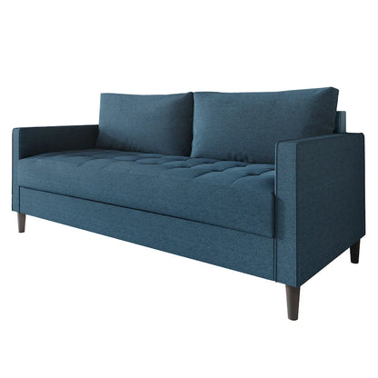 CraftPorch Contemporary Minimalist Linen Upholstered Sofa