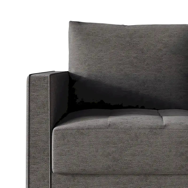 CraftPorch Contemporary Minimalist Linen Upholstered Sofa