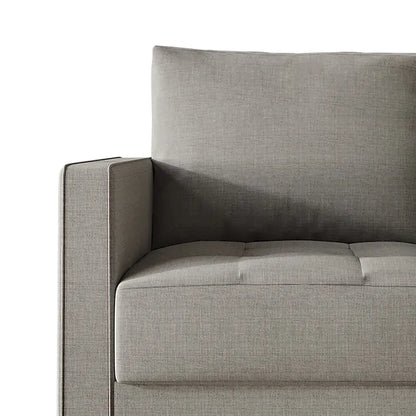 CraftPorch Contemporary Minimalist Linen Upholstered Sofa