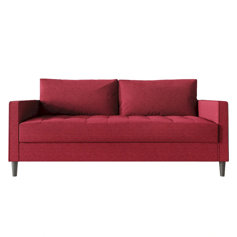CraftPorch Contemporary Minimalist Linen Upholstered Sofa