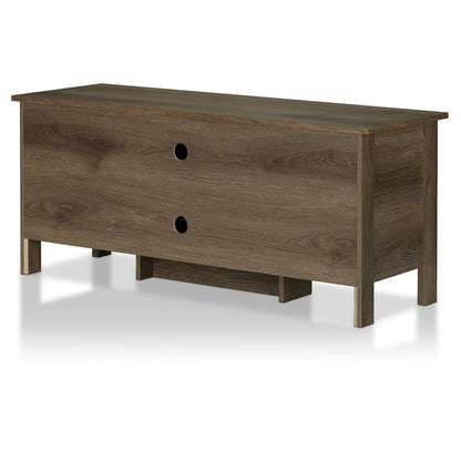 Rogan Transitional Distressed Walnut 48-inch 6-Shelf TV Console by Carbon Loft