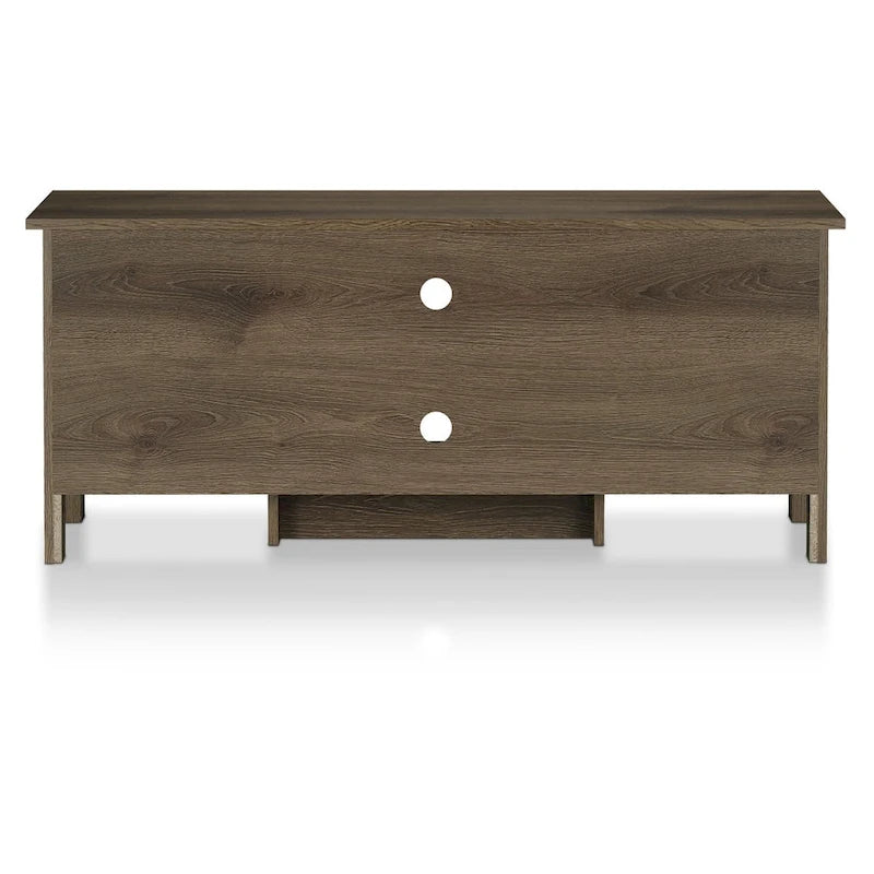 Rogan Transitional Distressed Walnut 48-inch 6-Shelf TV Console by Carbon Loft