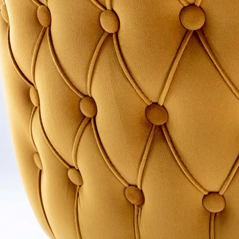 Wing-Back Dining Chair with Backstitching Nailhead Trim