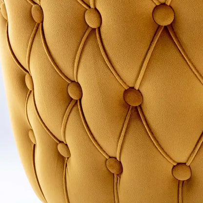 Wing-Back Dining Chair with Backstitching Nailhead Trim