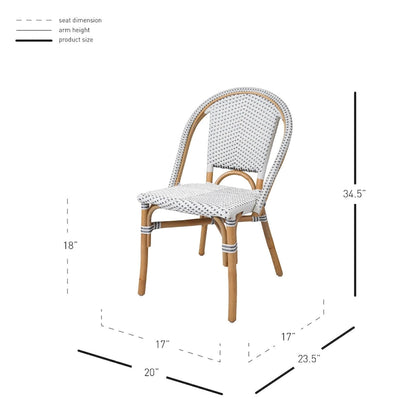 Avignon Paris Rattan Bistro Chair