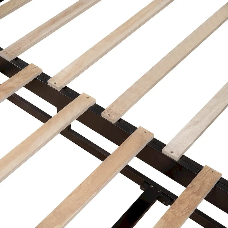 Wooden Daybed with Trundle Bed