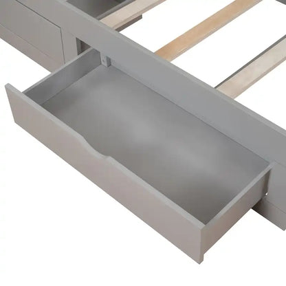 Wooden Daybed with Trundle Bed