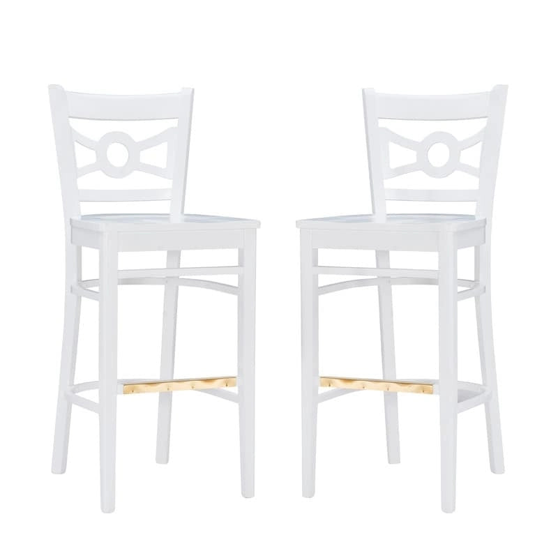 Talyn White Barstool (Set of 2)
