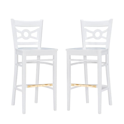 Talyn White Barstool (Set of 2)