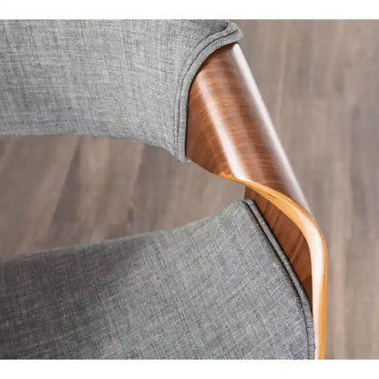 Carson Carrington Sauda 30 Fixed-Height Bar Stool with Bent Wood Legs and Round Footrest (Set of 2)