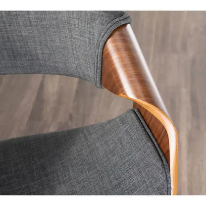 Carson Carrington Sauda 30 Fixed-Height Bar Stool with Bent Wood Legs and Round Footrest (Set of 2)