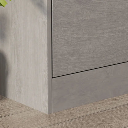 Modern Shoe Storage Cabinet for Entryway, 2 Tier Floor Shoes Cabinet