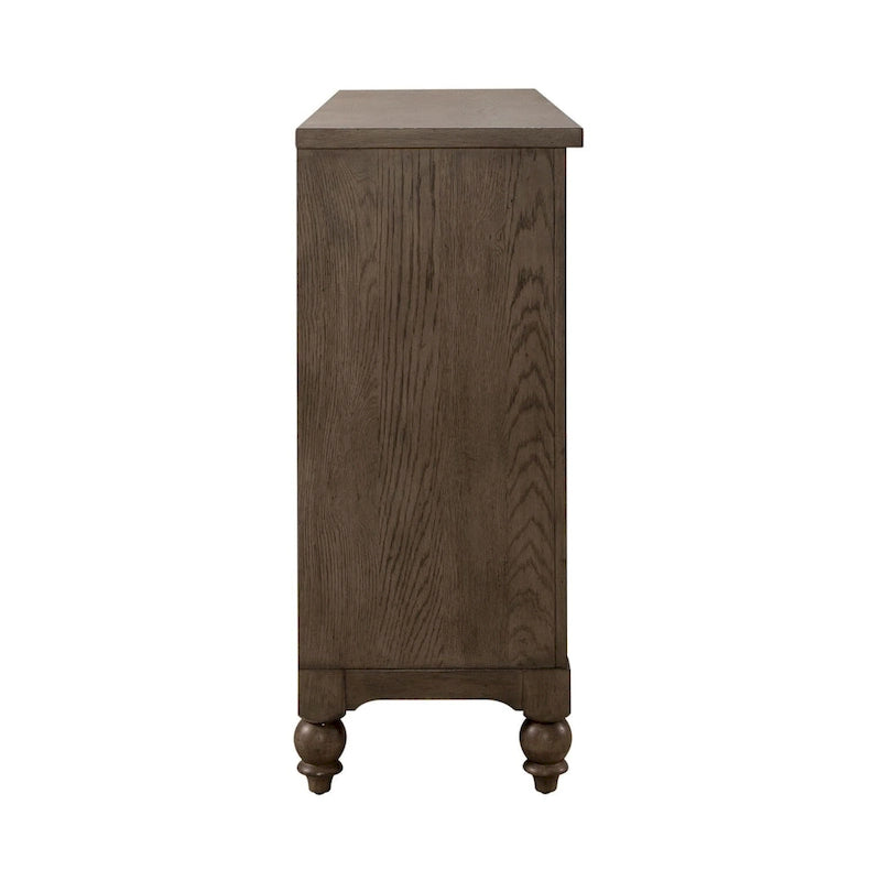 Americana Farmhouse Dusty Taupe 9 Drawer Dresser