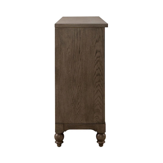 Americana Farmhouse Dusty Taupe 9 Drawer Dresser