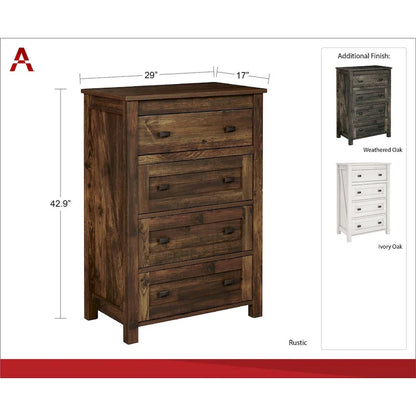 Avenue Greene Becken Ridge 4 Drawer Dresser