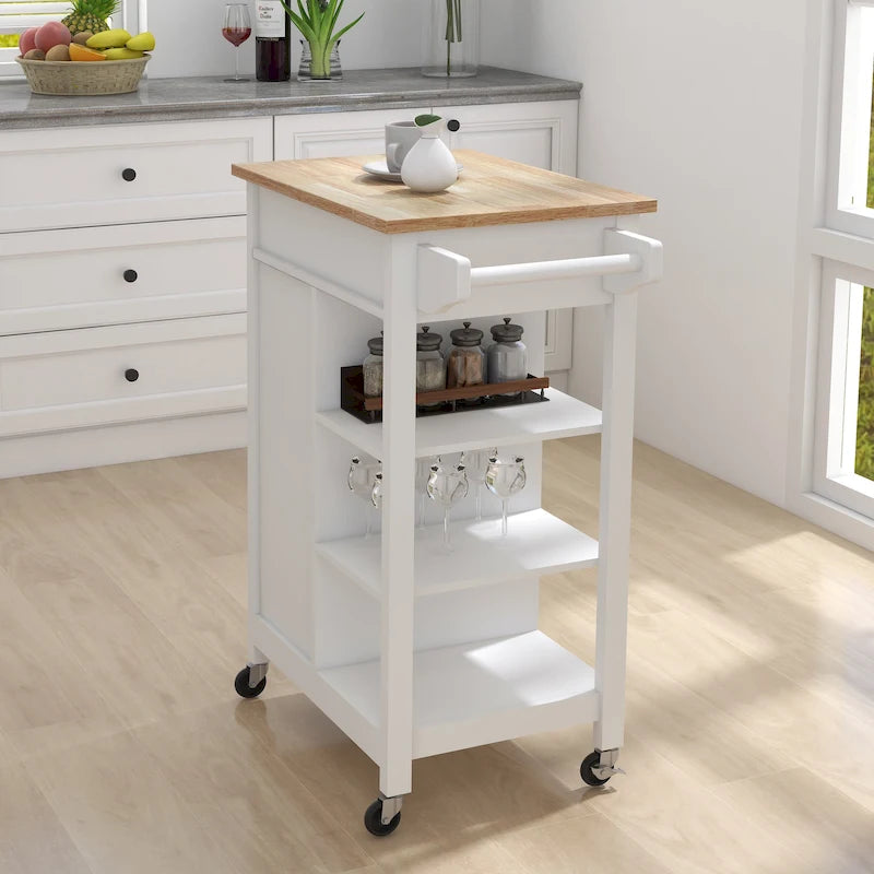 MM Kitchen island rolling trolley cart