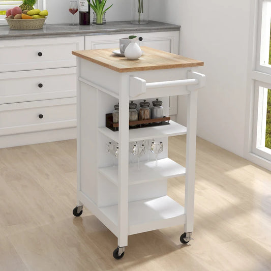 MM Kitchen island rolling trolley cart