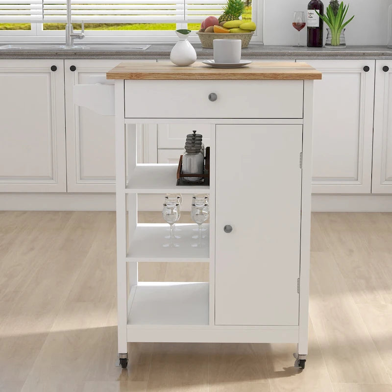 MM Kitchen island rolling trolley cart