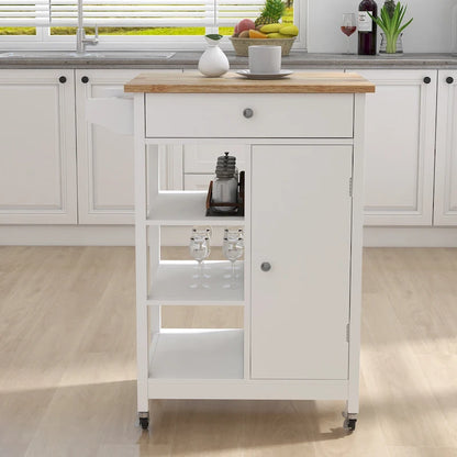 MM Kitchen island rolling trolley cart
