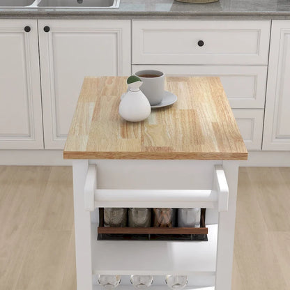 MM Kitchen island rolling trolley cart