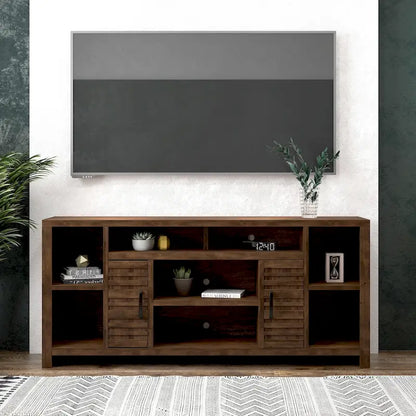 Bridgevine Home Sausalito 74 inch TV Stand Console for TVs up to 85 inches, No Assembly Required