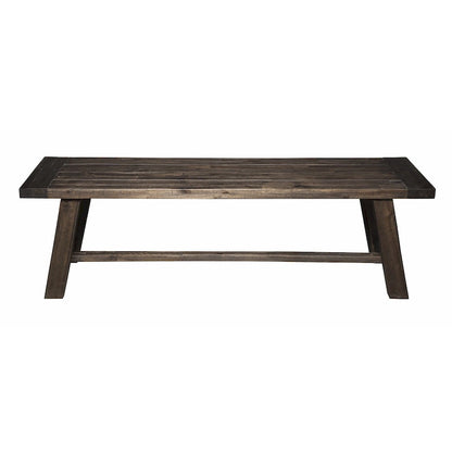 Alpine Furniture Home Decorative Newberry Bench - Salvaged Grey - 60Wx16Dx18H