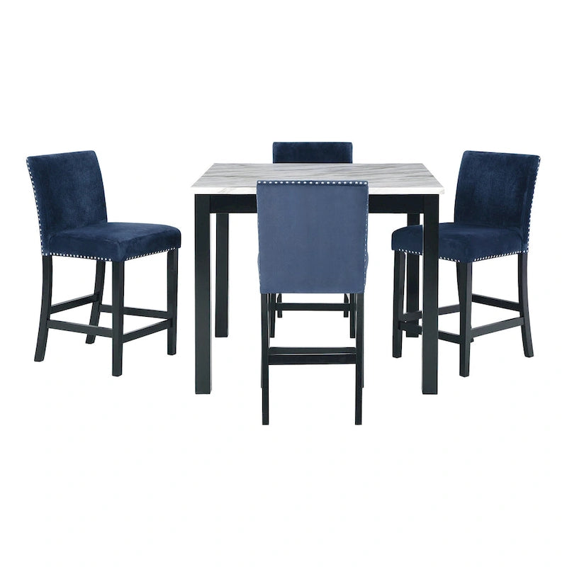 Ashley Furniture Cranderlyn Multi Square Counter Table Set (Set of 5)