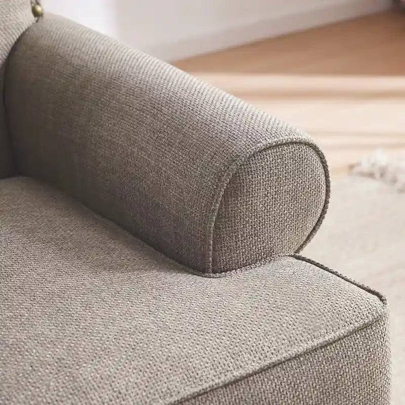 HUIMO Fabric Arm Chair and Loveseat Set