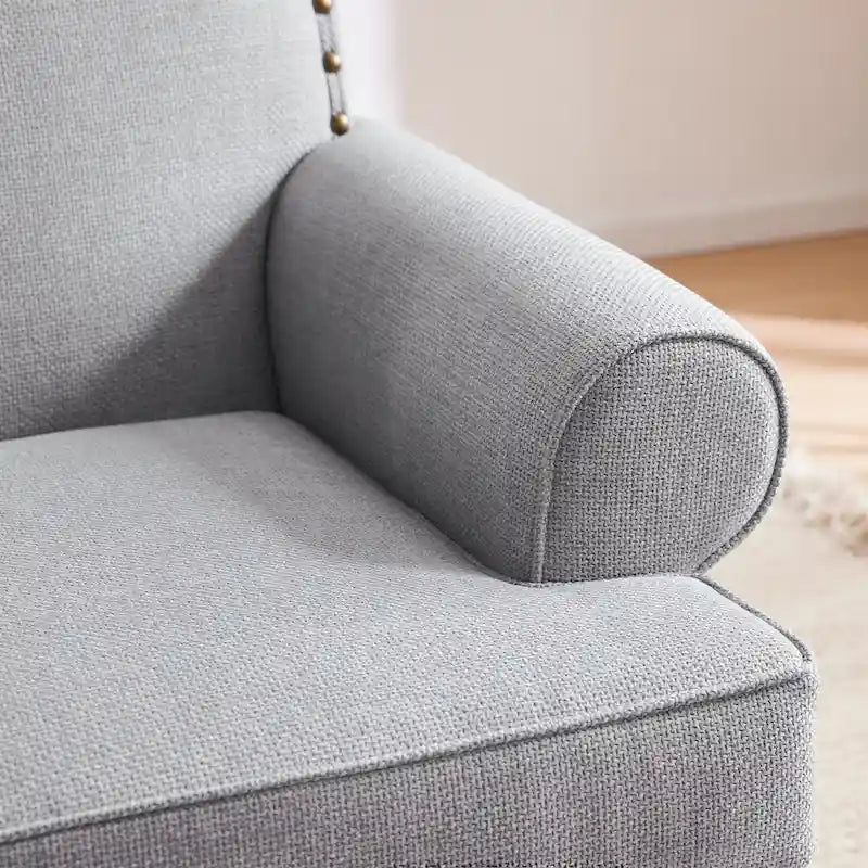HUIMO Fabric Arm Chair and Loveseat Set