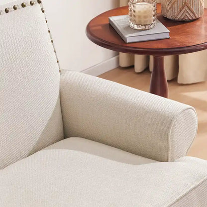 HUIMO Fabric Arm Chair and Loveseat Set