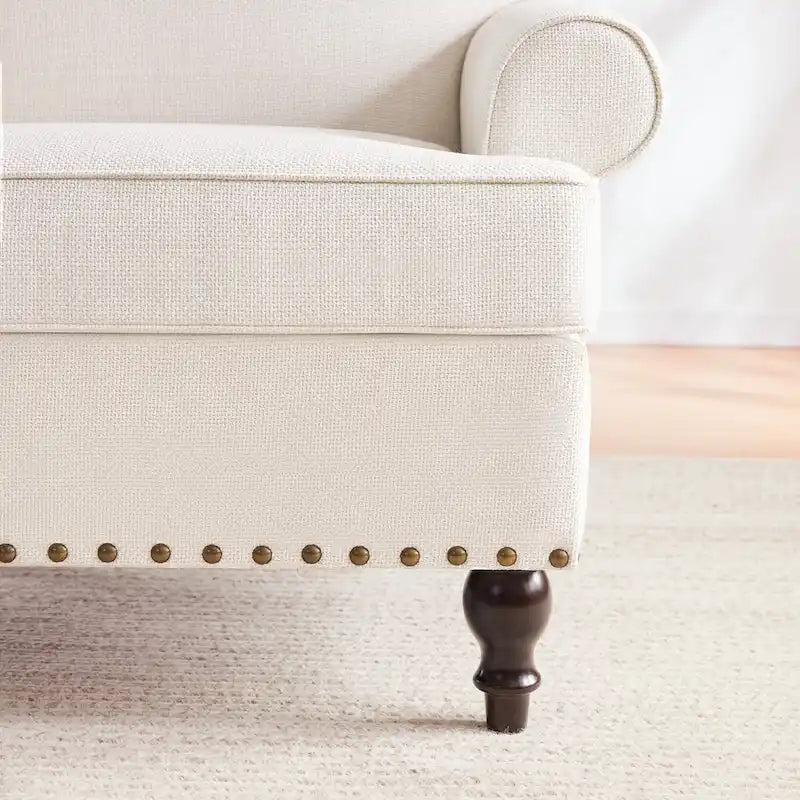 HUIMO Fabric Arm Chair and Loveseat Set