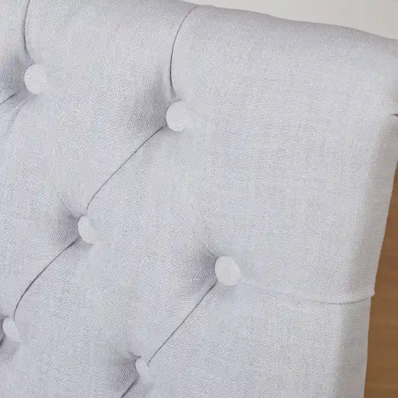 Simple Living Annie Espresso, Grey Rubberwood and Fabric 6-piece Dining Set with Dining Bench