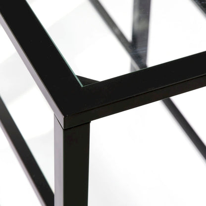 SEI Furniture Liberty Metal and Glass Media TV Stand for TV's up to 68