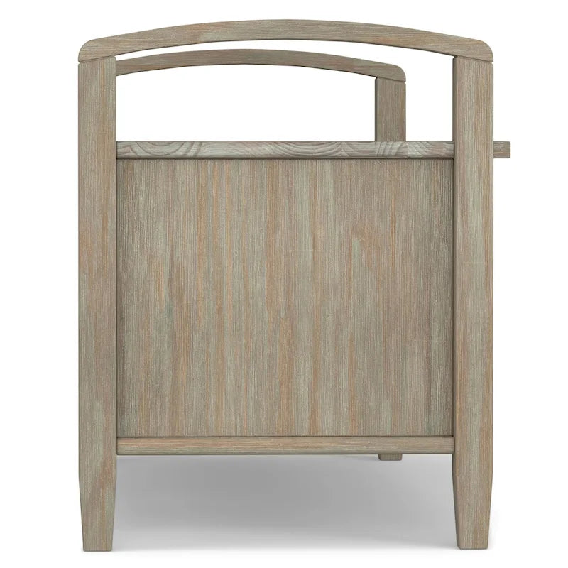 WYNDENHALL Norfolk Solid Wood 44-inch Wide Entryway Storage Bench - 44 Inches wide