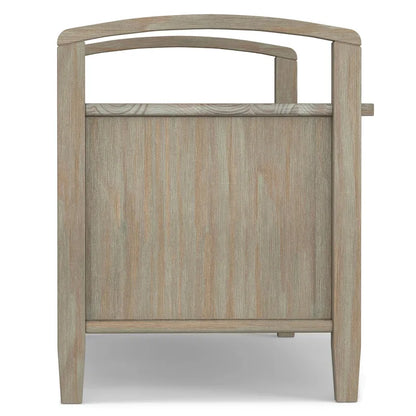 WYNDENHALL Norfolk Solid Wood 44-inch Wide Entryway Storage Bench - 44 Inches wide