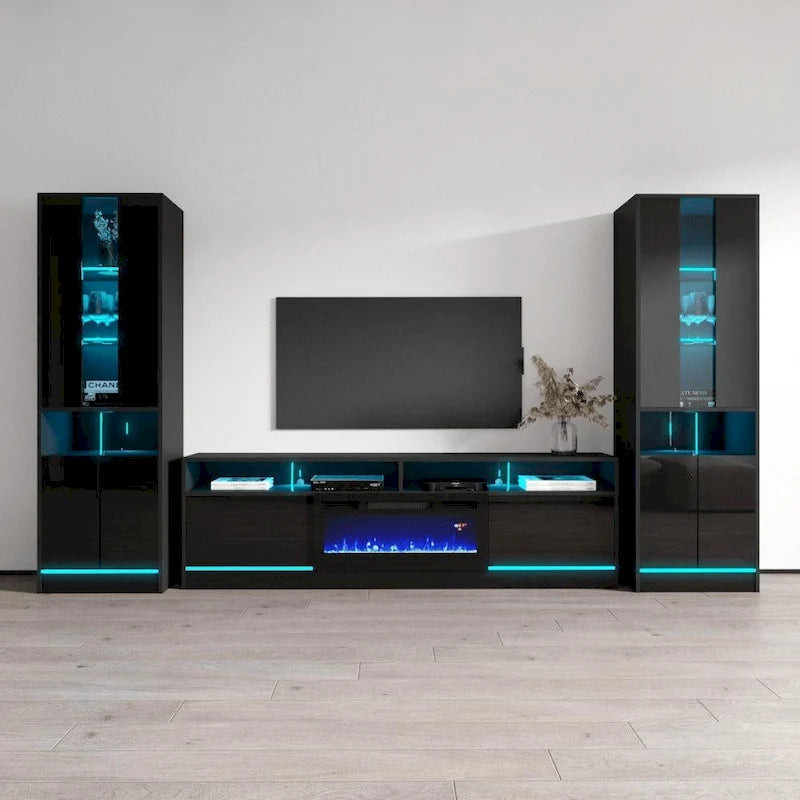 Disparo BL05-BK-BK Entertainment Center