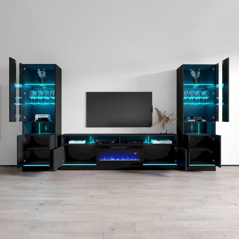 Disparo BL05-BK-BK Entertainment Center