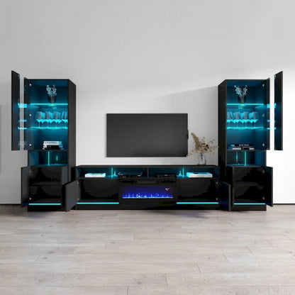 Disparo BL05-BK-BK Entertainment Center