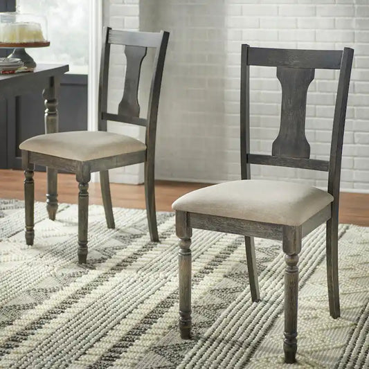 Simple Living Burntwood Dining Chairs (Set of 2)