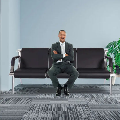 Kinbor Waiting Room Chair Office Chair, Reception Bench Guest Chair for Airport, Office, Salon, Bank, Hospital