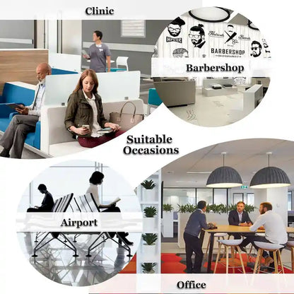 Kinbor Waiting Room Chair Office Chair, Reception Bench Guest Chair for Airport, Office, Salon, Bank, Hospital