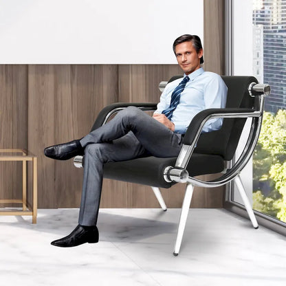 Kinbor Waiting Room Chair Office Chair, Reception Bench Guest Chair for Airport, Office, Salon, Bank, Hospital