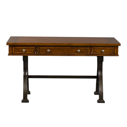 Arlington House Cobblestone Brown Writing Desk