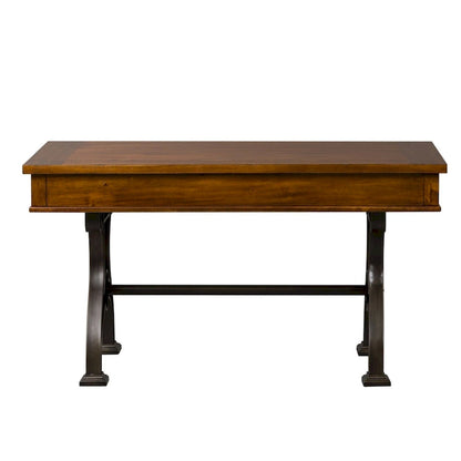 Arlington House Cobblestone Brown Writing Desk