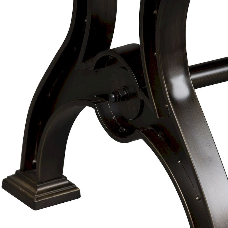 Arlington House Cobblestone Brown Writing Desk