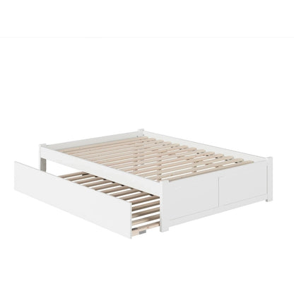 AFI Concord Wood King Platform Bed with Twin XL Trundle