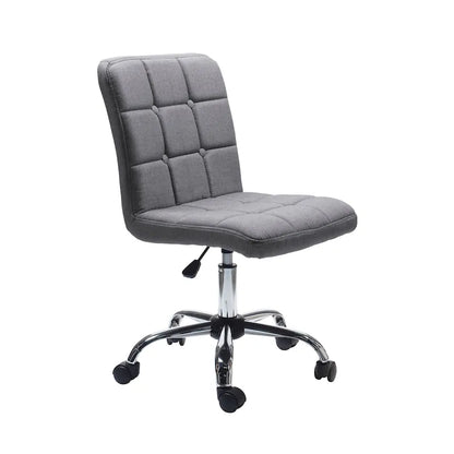 Porthos Home Alice Tufted Fabric Office Chairwith Metal Base